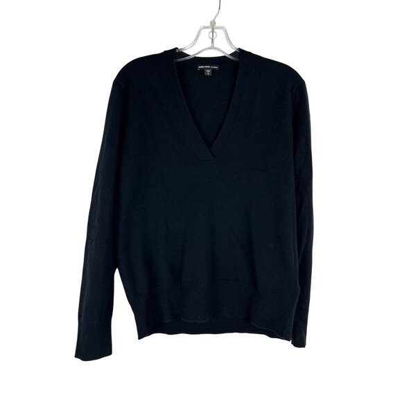 James Perse Womens V-Neck Sweater Size 0 100% Recycled Cashmere Long Sleeve - Picture 1 of 9